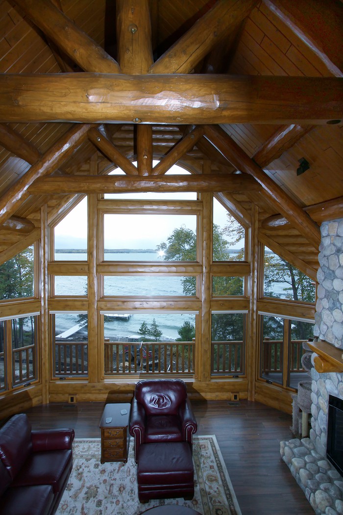 Custom Log Home – Heartwood Mills