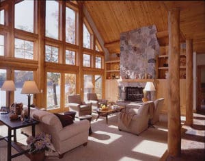 5 Unexpected Interior Applications For Log Siding And Wood